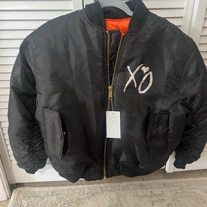 Unisex Proper Design Starboy The WeekndStarboy Album Oversized Bomber Jacket